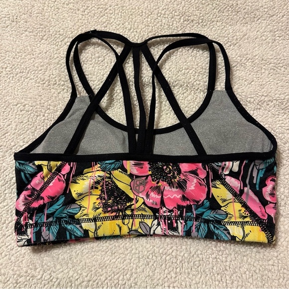 Born Primitive Rhapsody Bra Retro Flora Blue Pink Yellow - Picture 6 of 9
